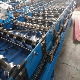 High Speed Roofing Sheet Roll Forming Machine , 380V aluminium sheet rolling machine