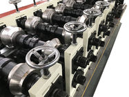 Two line Stud and track Omega profile roll forming machine with servo motor control