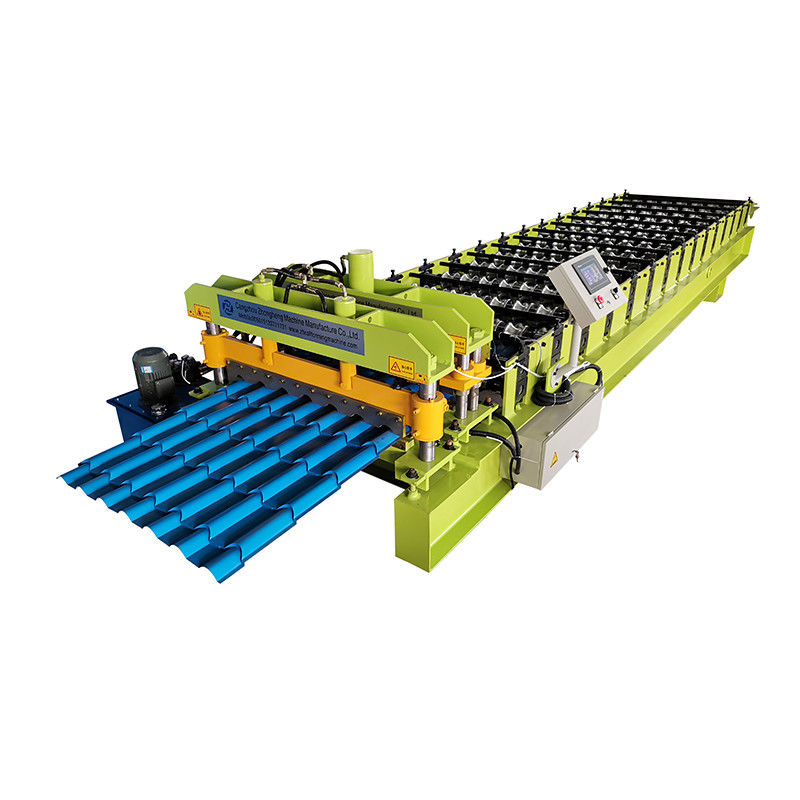 Metcop Glazed tile roof panel roll forming machine metal tile forming machine